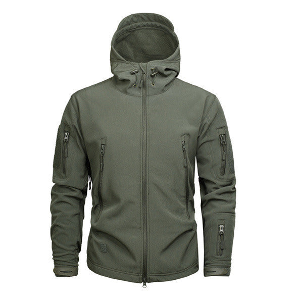 Jacket Male Digital Camouflage Fleece Female