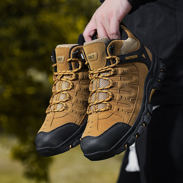 Plus Size Hiking Shoes Men's High-top Hiking