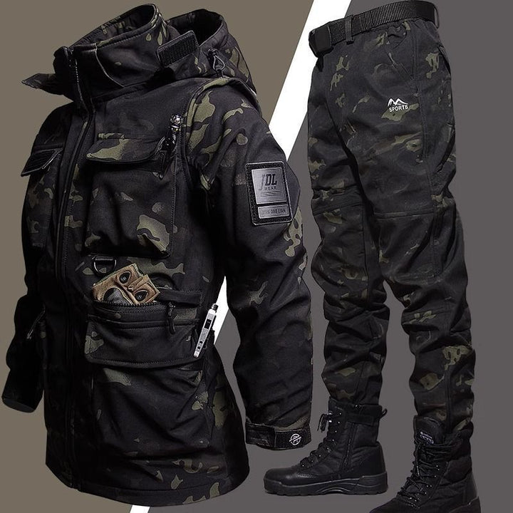 Jacket Men's Winter Fleece-lined