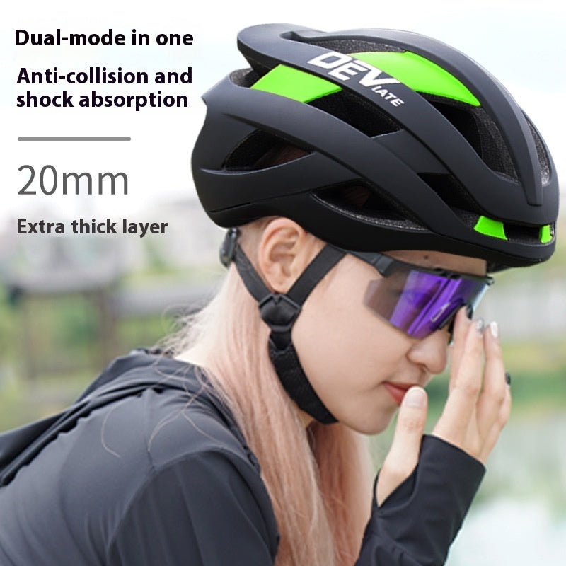 Bicycle Helmet Full Boud Edage Belt Fly