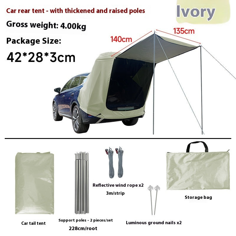Outdoor Camping Roof Rear Tent