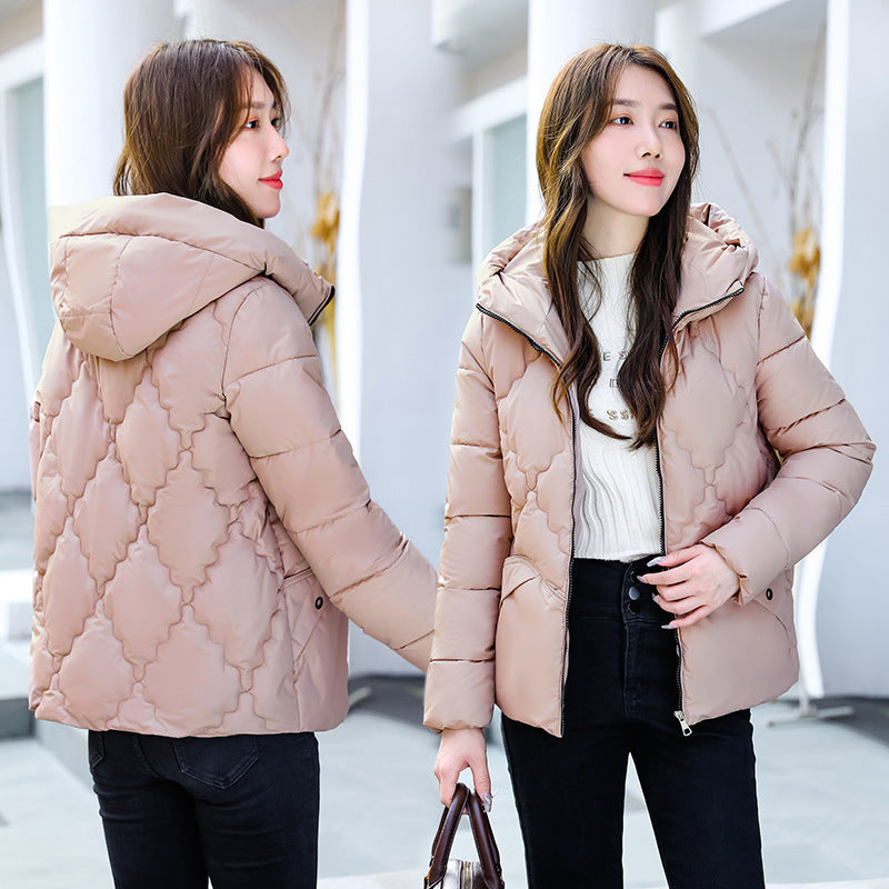Cotton Coat Rhombus Thickened Cotton