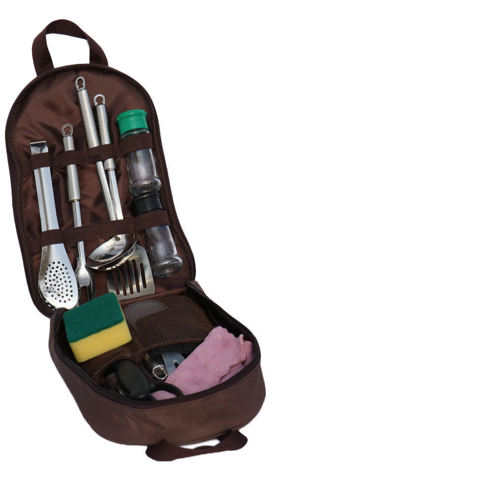 Camping Cooking Utensils Organizer Portable