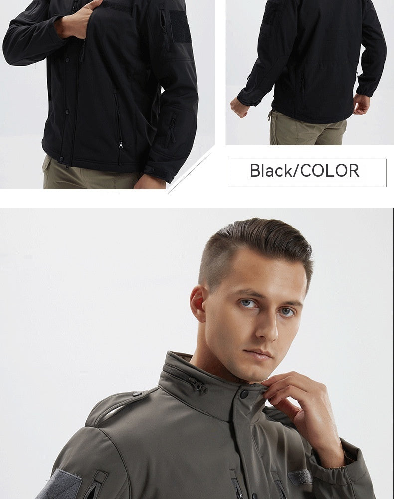 Camouflage Waterproof Soft Shell Jacket