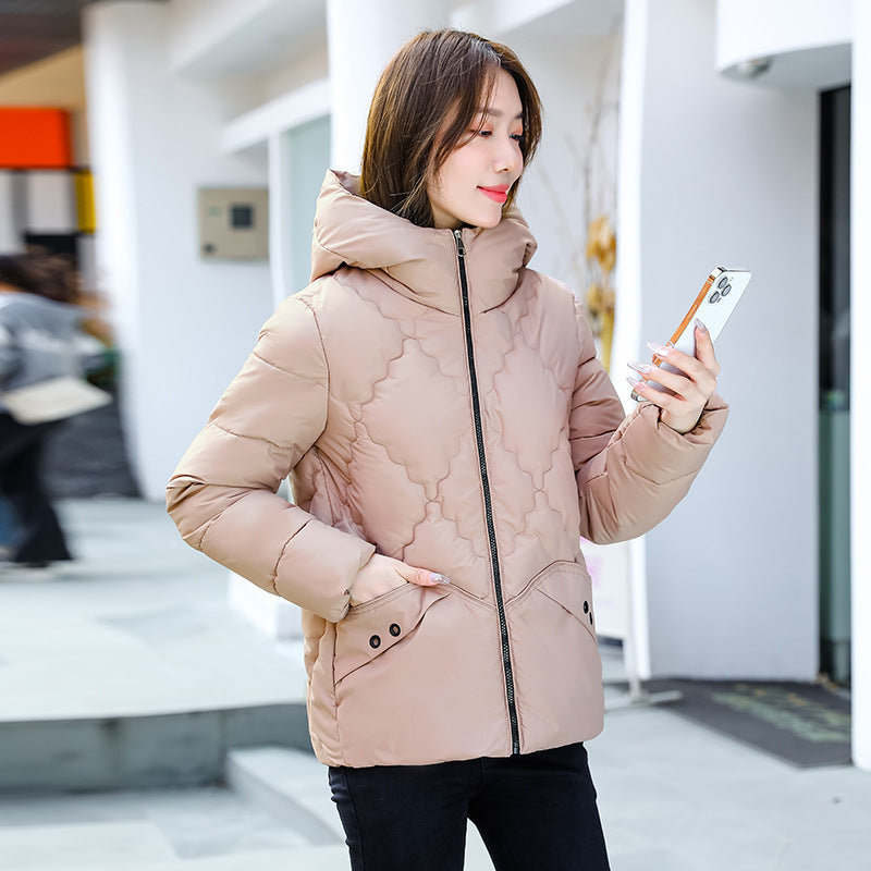 Cotton Coat Rhombus Thickened Cotton