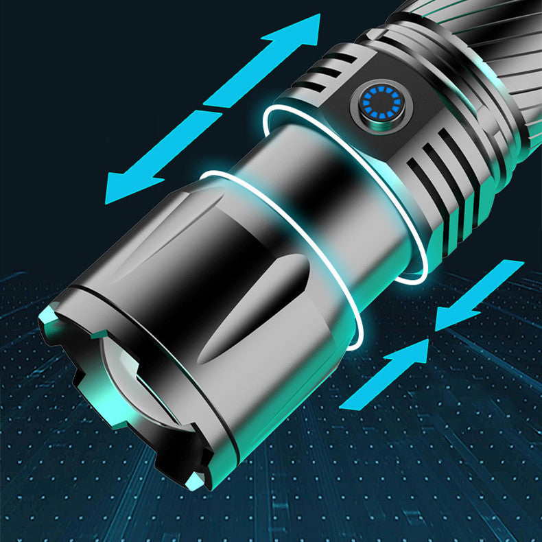 Aluminum Alloy White Laser Strong Light