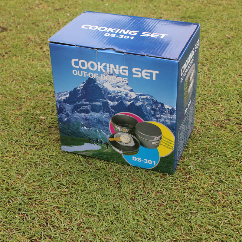 Outdoor Portable Cookware Camping Hiking Picnic