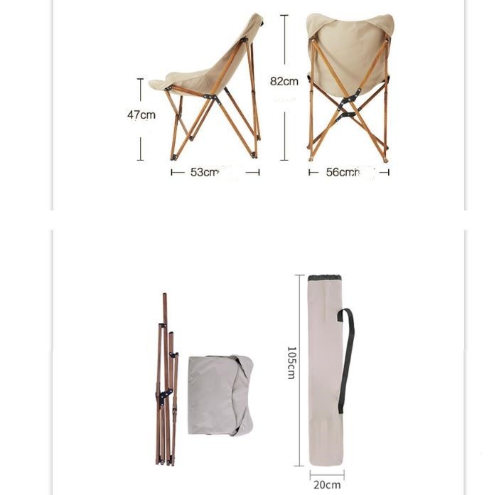Aluminum Pipe Camping Chair Portable Leisure