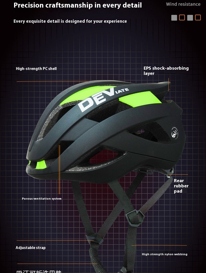 Bicycle Helmet Full Boud Edage Belt Fly