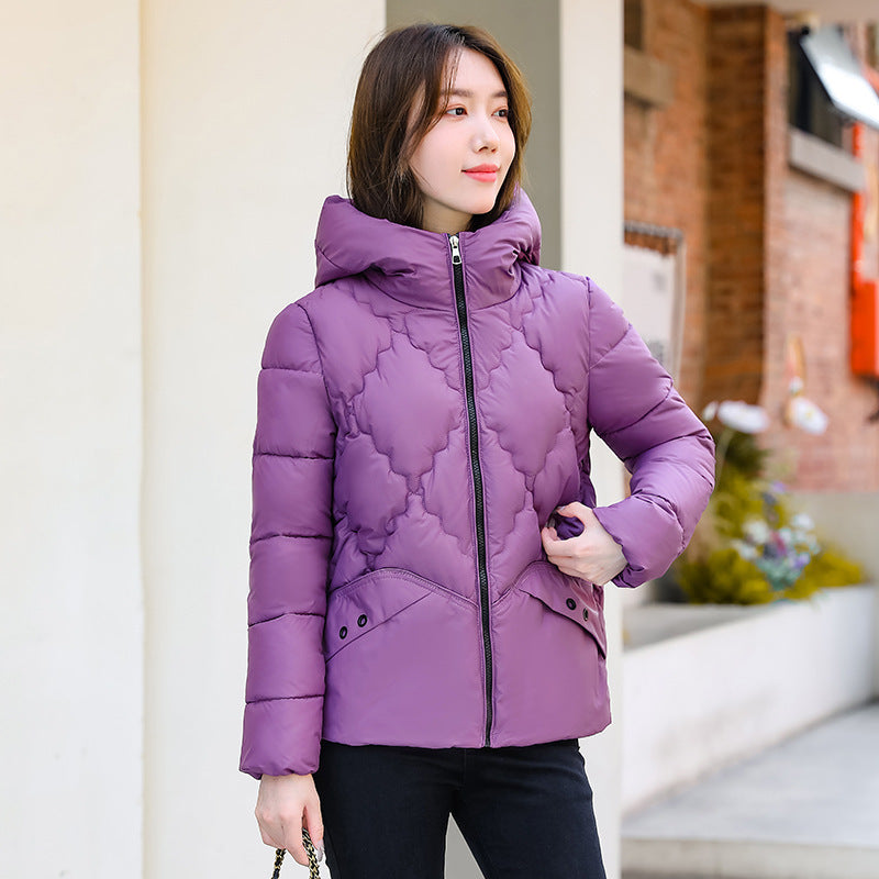 Cotton Coat Rhombus Thickened Cotton