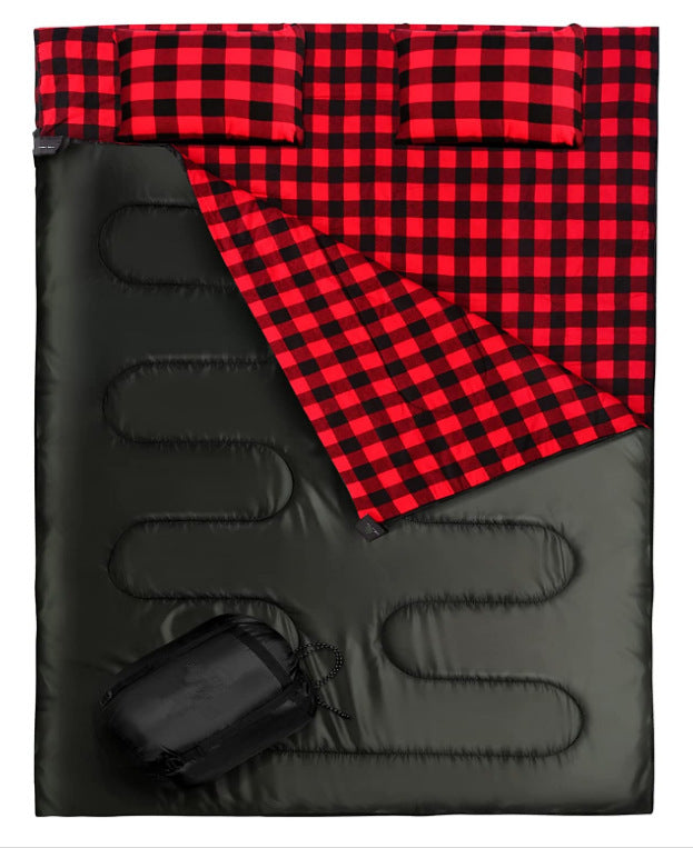 Outdoor Camping Flannel Sleeping Bag