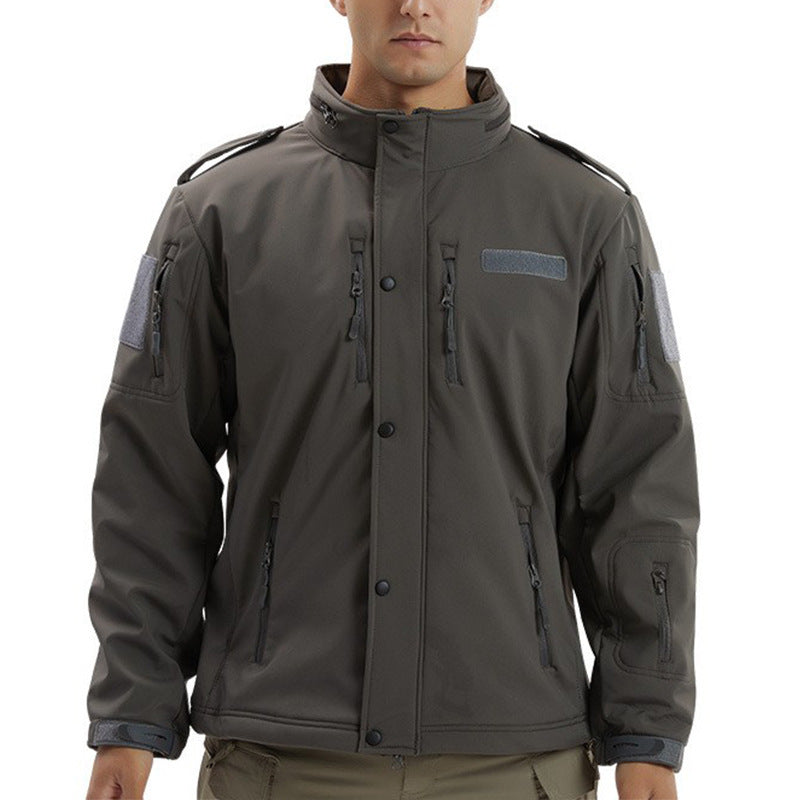 Camouflage Waterproof Soft Shell Jacket