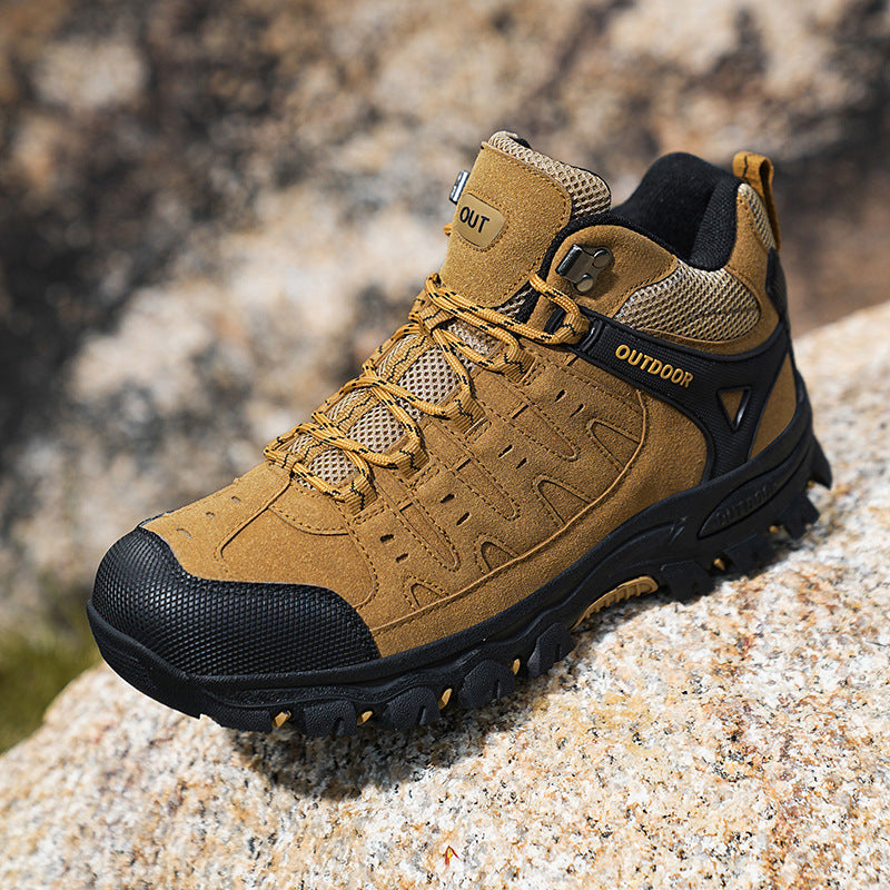 Plus Size Hiking Shoes Men's High-top Hiking