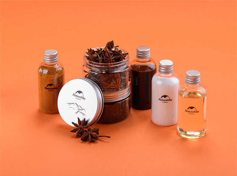 Seasoning Bottle Set Portable BBQ Utensil Set