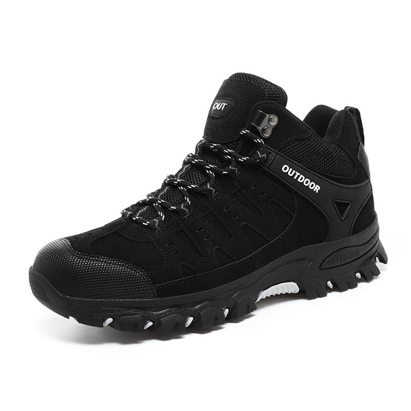 Plus Size Hiking Shoes Men's High-top Hiking