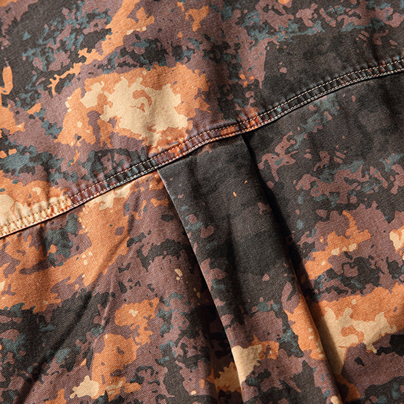 Tie-dye Camouflage Workwear Jacket