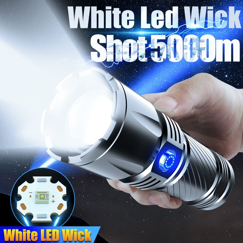 Aluminum Alloy White Laser Strong Light