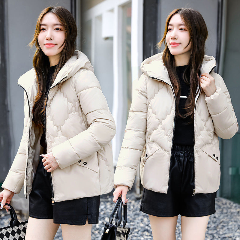 Cotton Coat Rhombus Thickened Cotton