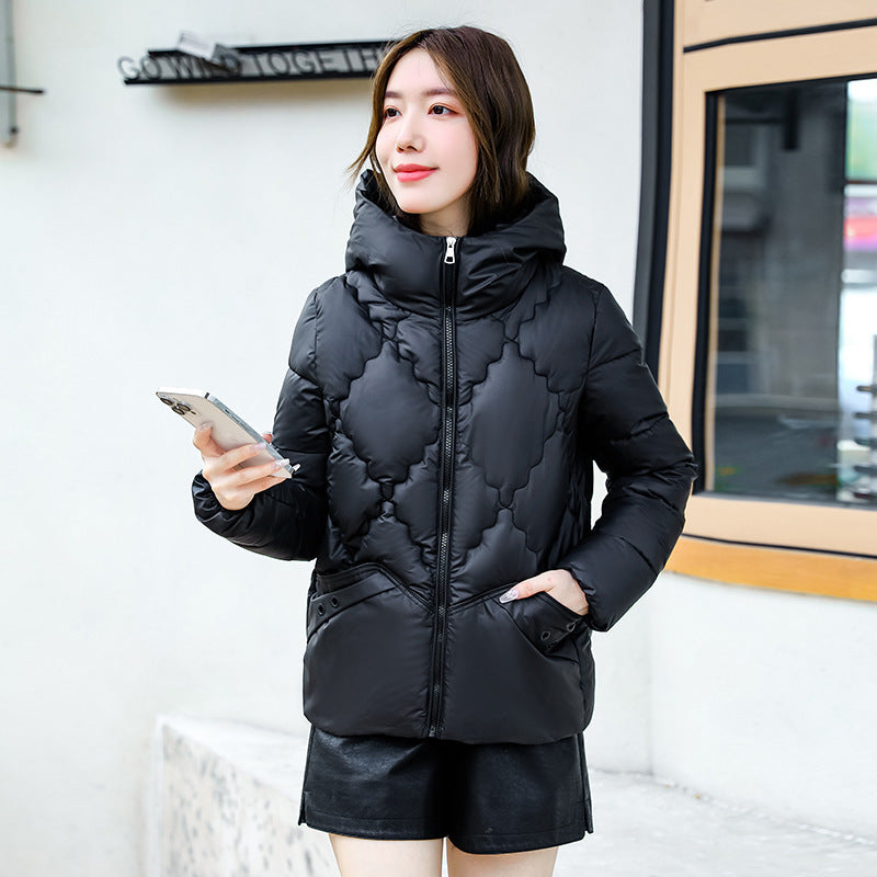 Cotton Coat Rhombus Thickened Cotton