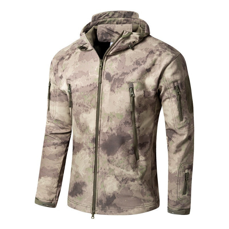 Large Size Soft Shell Fleece Outdoor Jacket
