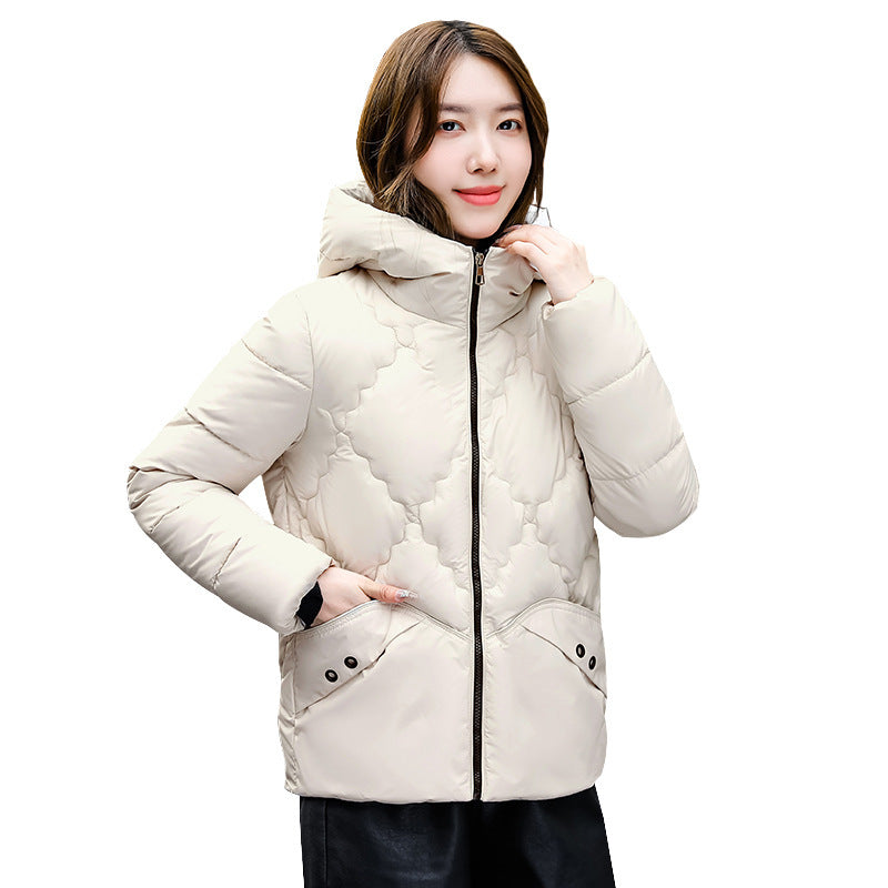 Cotton Coat Rhombus Thickened Cotton