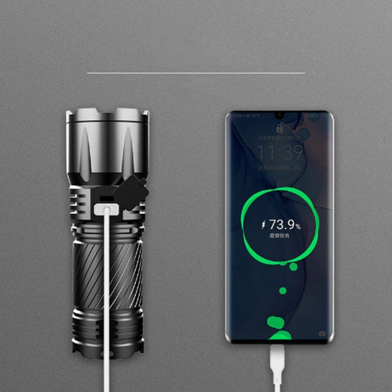 Aluminum Alloy White Laser Strong Light